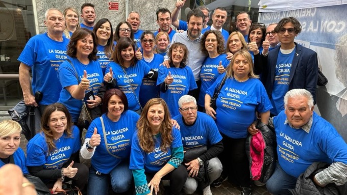 matteo salvini a Cologno Monzese