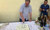 E' sacerdote da quarant'anni e ha festeggiato con la comunità di Gorgonzola