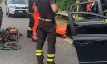 Inzago, incidente sulla ex Ss 525. Sul posto ambulanza, Vigili del Fuoco e Polizia Locale