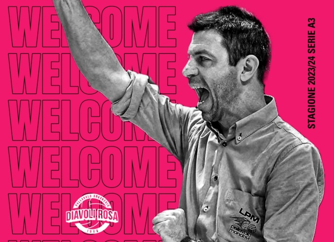 Diavoli Rosa presentato il nuovo coach: per lui un passato in Nazionale
