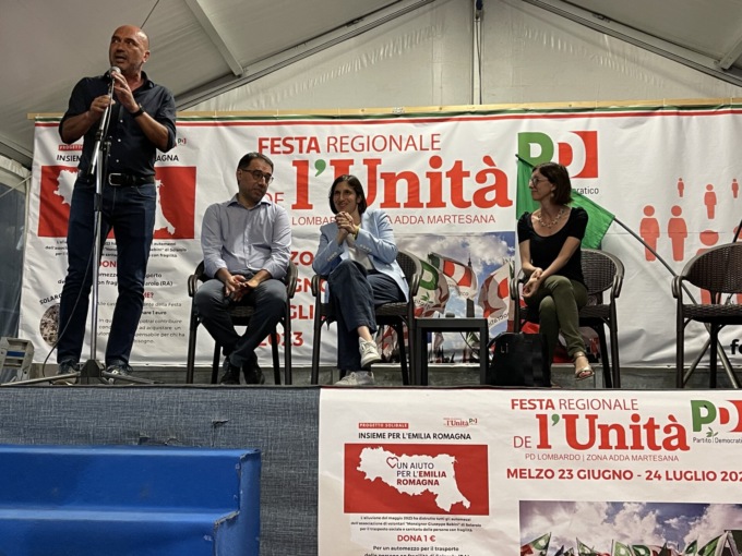 Melzo Elly Schlein segretaria partito democratico alla festa dell'Unità