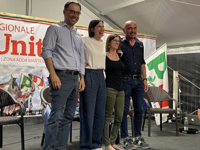 Melzo Elly Schlein segretaria partito democratico alla festa dell'Unità