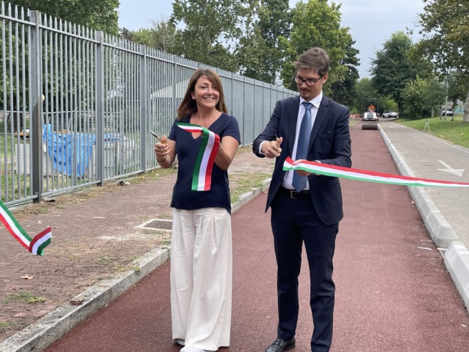 Inaugurato il tratto “più green” della pista ciclabile che collega Milano e Segrate all’Idroscalo