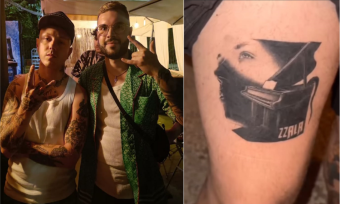 Fan Di Lazza Si Tatua Il Volto Del Cantante Su Una Coscia L Incontro