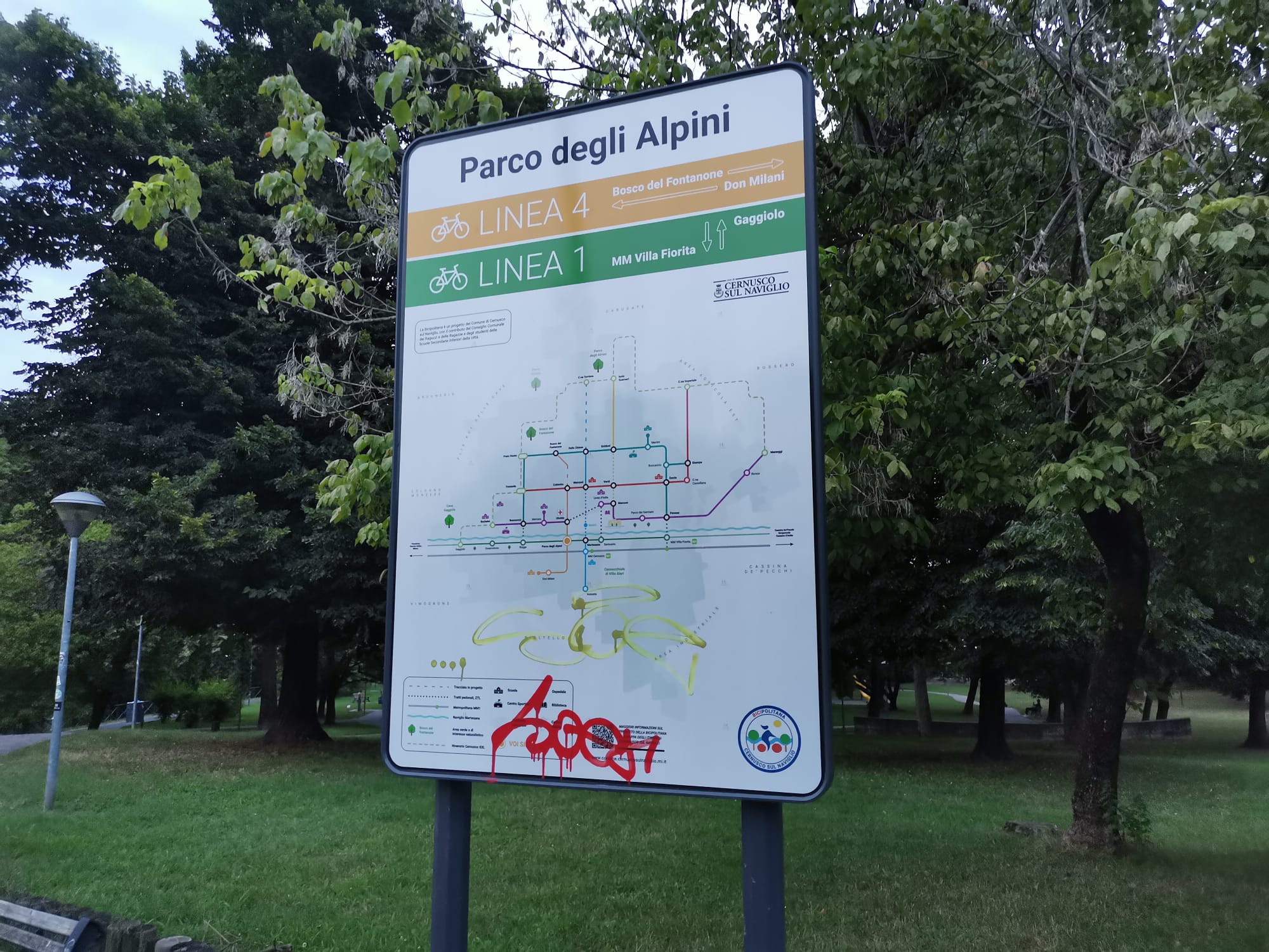 cernusco sul naviglio vandalismi