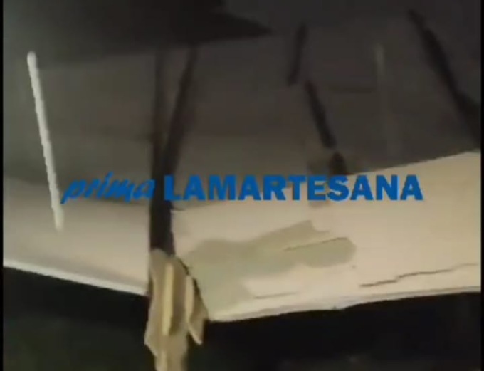 Nel centro sportivo di Melzo è volato un pezzo di tetto della piscina VIDEO