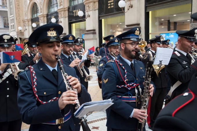 Il Concerto della Fanfara nel Centroparco di Segrate per la festa cittadina