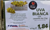 Uva benefica che sostiene il Banco Alimentare