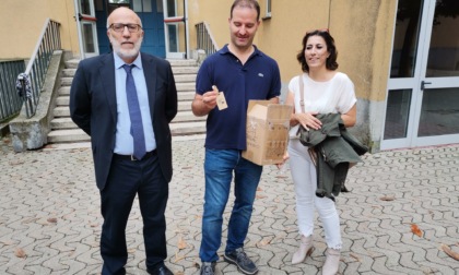 Premio ai ragazzi del Piedibus di Cernusco sul Naviglio nella Settimana della mobilità sostenibile