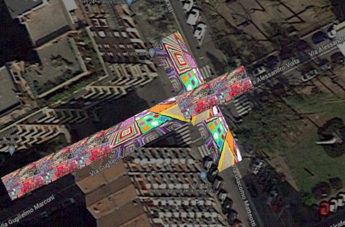 La croce gigante da Guinness dei primati di Cassina de’ Pecchi in via di conclusione