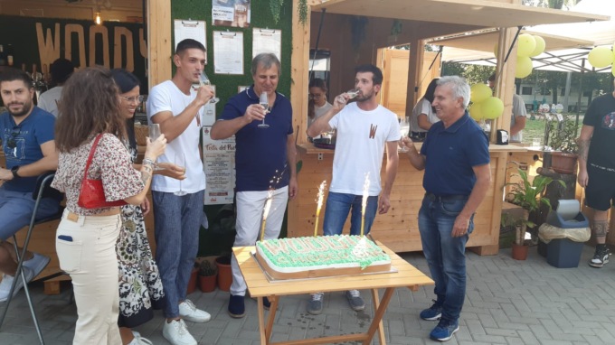 Caleppio, inaugurazione del chiosco al Parco della Pace