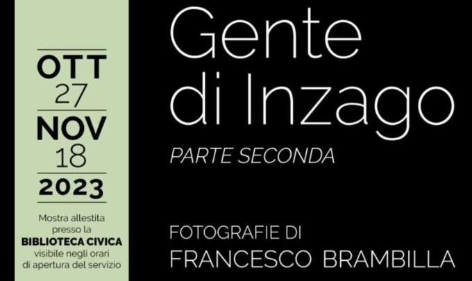 “Gente di Inzago” in mostra attraverso le foto