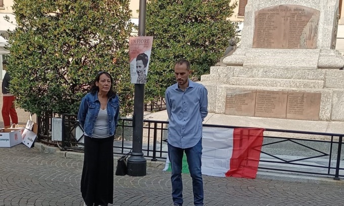 Una manifestazione partecipata in piazza a Melzo per Norma Cossetto