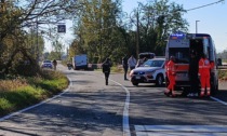 Scontro frontale a Rodano fra un'auto e un furgone: chiusa la Sp18