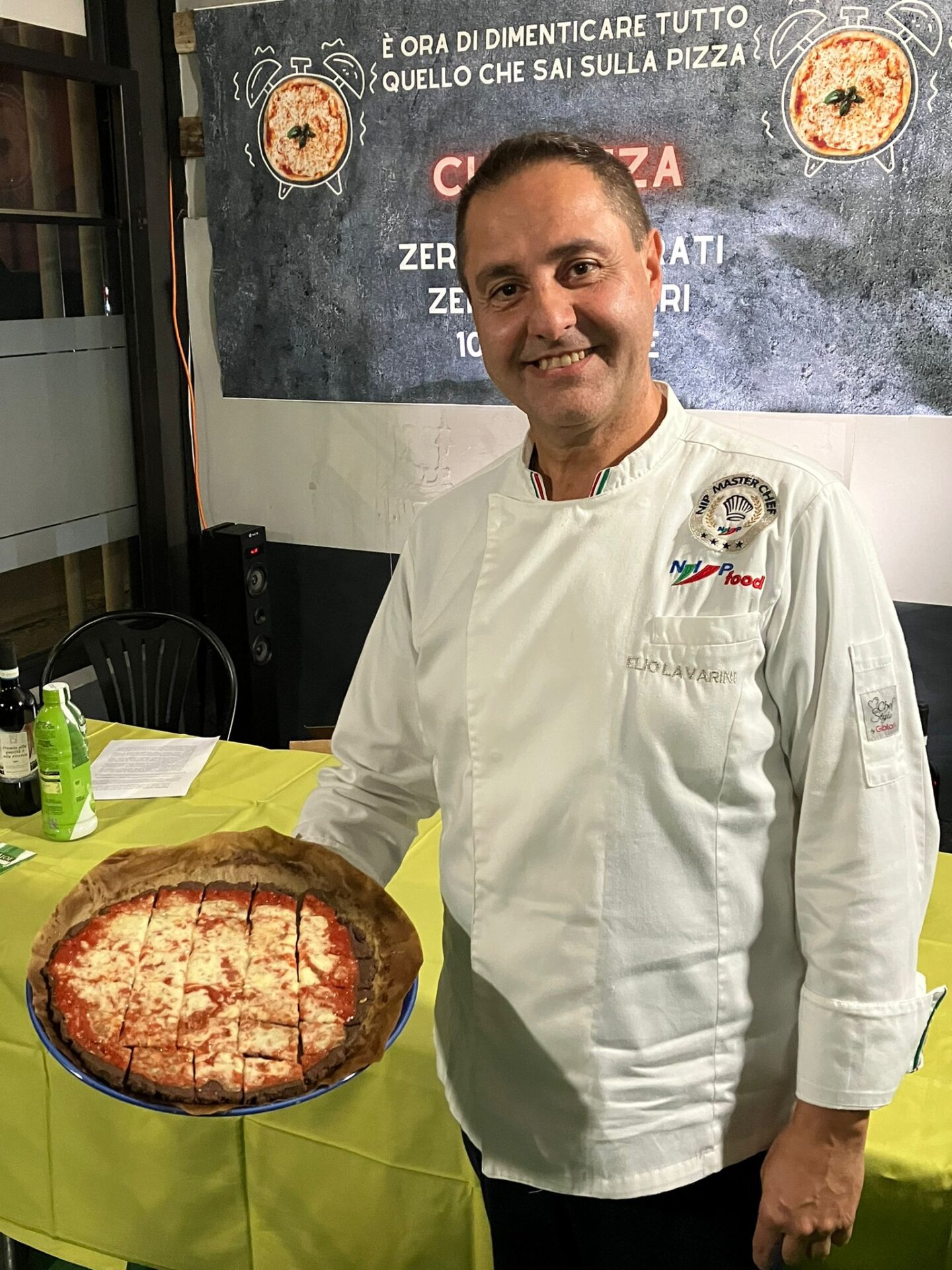 Elio Lavarini e la sua Che Pizza senza carboidrati