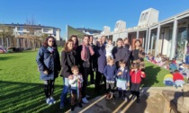 Inaugurato per la seconda volta a Cernusco sul Naviglio il cortile della (nuova) scuola dell'infanzia