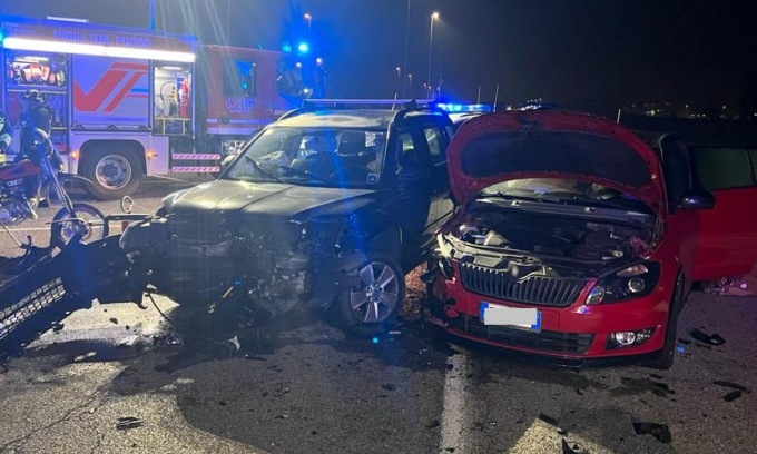 Incidente a Rivolta, coinvolti due fidanzati di Trezzano Rosa