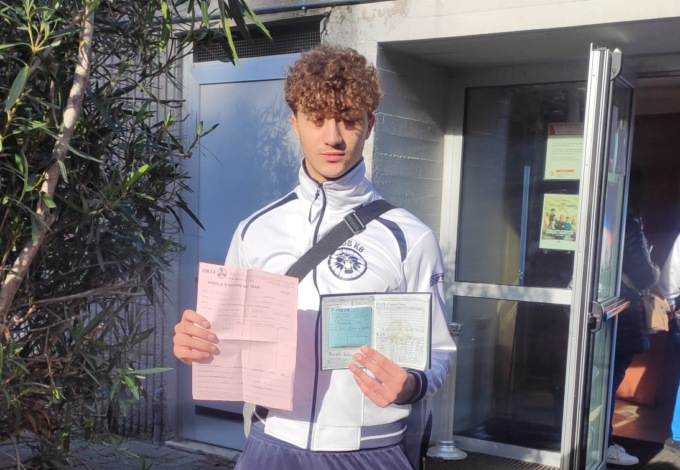 Karateka da quando aveva 4 anni, il cambiaghese Luca Mangiagalli è cintura nera