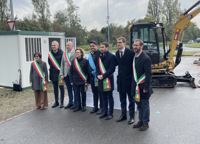 Cominciati i lavori del biciplan Cambio