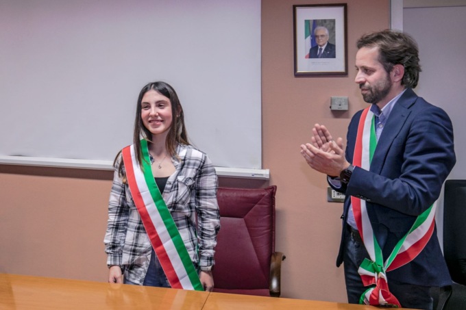 L’entusiasmo della baby sindaca Sofia Cassano: “Abbiamo già tante idee”