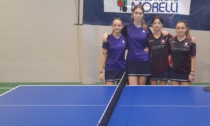 Le ragazze del Tennis tavolo Morelli brillano in Serie D