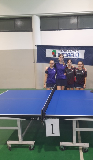 Le ragazze del Tennis tavolo Morelli brillano in Serie D