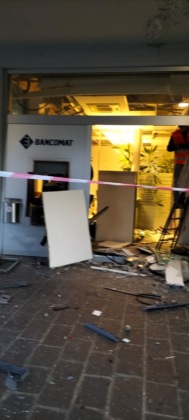 bancomat saltato in aria a cernusco sul naviglio