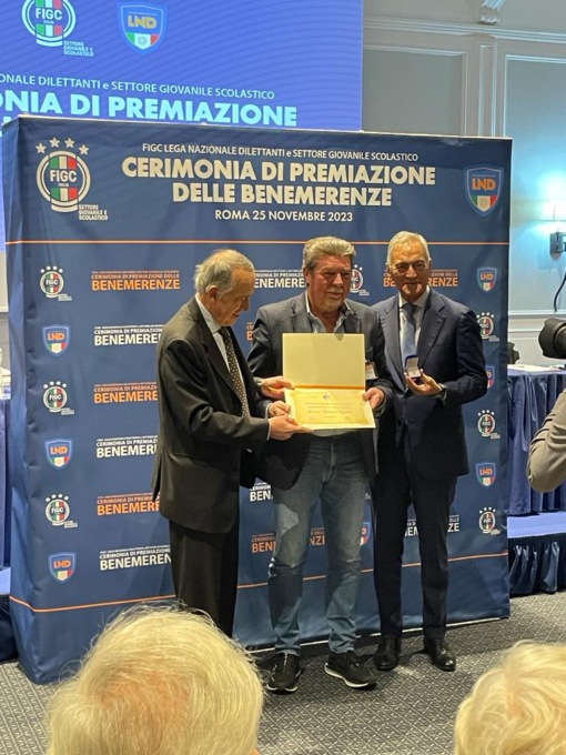 “C’è solo un presidente!”: benemerenza a Roma per Marino Viganò di BM Sporting