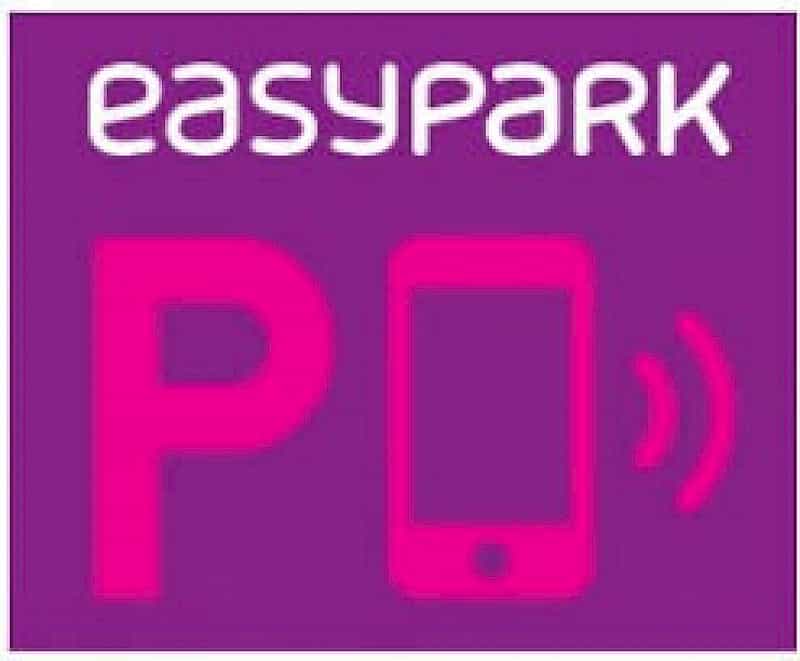 EASYPARK Kit Adesivi Parcheggio Ufficiali Anteriore+Posteriore, 5x4 Cm, Anti-Pioggia E UV, Conforme ZTL