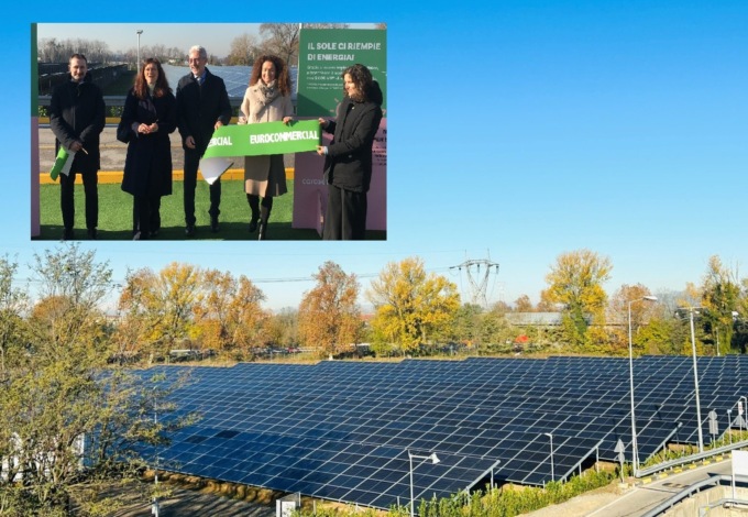 Carosello accende il suo parco fotovoltaico: oltre 3.200 pannelli per un’energia green