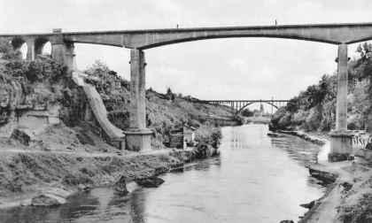 Trezzo, il ponte sull'Adda compie settant'anni