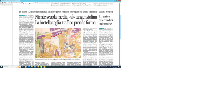 Niente nuova scuola a Brugherio, meglio la tangenzialina “mangia-traffico”