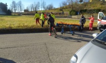 Ciclista di Gorgonzola cade in terra. Soccorso in codice rosso