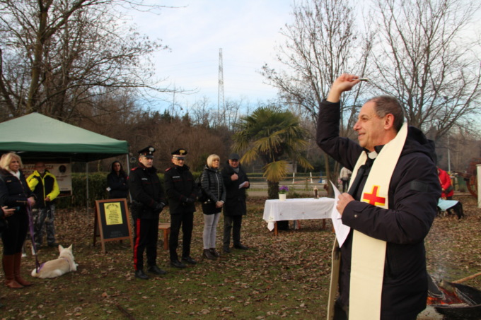 Tradizionale benedizione degli animali a Trezzo