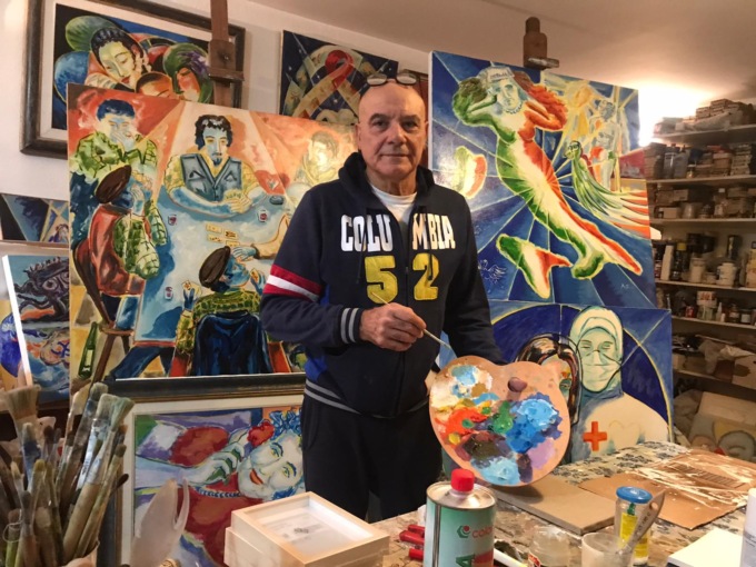 Il 2024 dell’artista pioltellese Bottari inizia con una mostra omaggio a Peschiera Borromeo