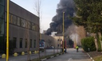 Incendio in un'azienda di Settala: Vigili del fuoco sul posto - VIDEO E FOTO