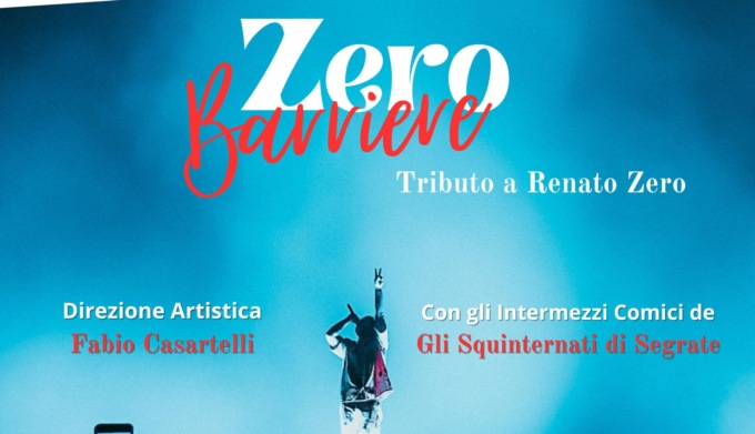 Un concerto tributo a Renato Zero per raccogliere fondi a Segrate