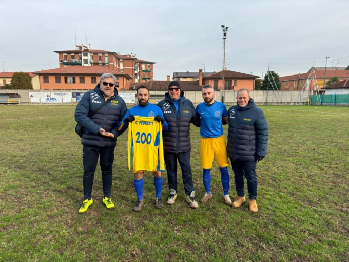 Duecento volte Cristian Pedretti con la maglia dell’Oratorio Pessano