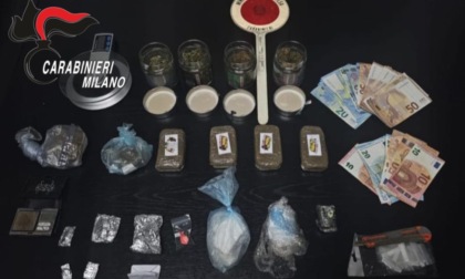 Casa trasformata in "mercatino della droga", tra cocaina, hashish e marijuana