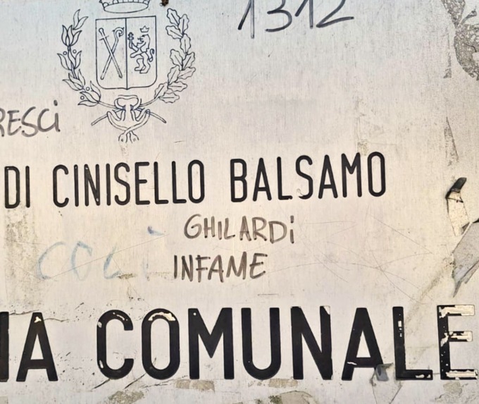 La Lega esprime solidarietà al sindaco di Cinisello Balsamo per la scritta offensiva apparsa su una struttura comunale