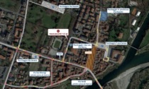 Chiude piazza Garibaldi a Cassano d'Adda, come cambia la viabilità
