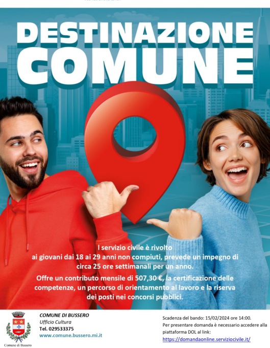 Servizio civile volontario a Bussero: un’opportunità per i giovani