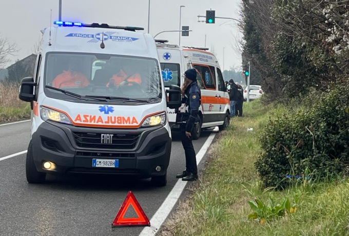Torrazza, tamponamento a catena tra quattro auto: coinvolte sei persone, anche un bambino di 4 anni