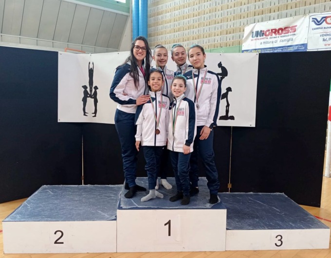Segrate, grande successo per le ginnaste dell’Asd Nuovo Incontro al campionato italiano a Cesena