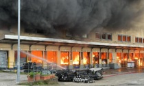 Incendio a Truccazzano. FOTO E VIDEO