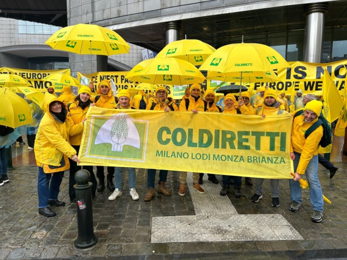 Ue, Coldiretti: agricoltori di Milano, Lodi e Monza a Bruxelles per stop burocrazia e misure urgenti per reddito imprese