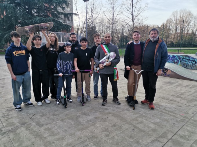Inaugurato il nuovo skate park di Cernusco sul Naviglio