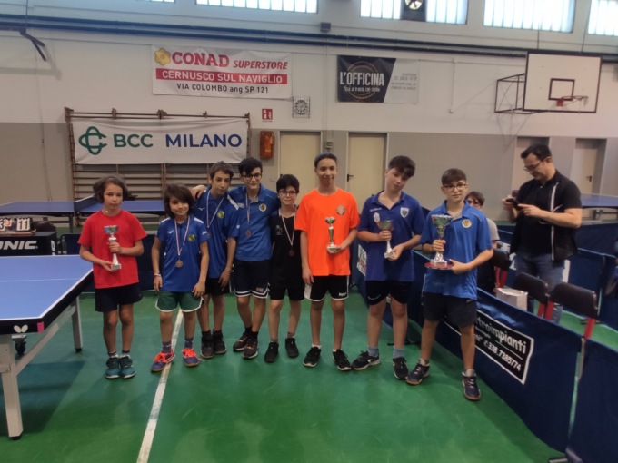 Cernusco, il Morelli ha ospitato i giovani talenti del tennistavolo