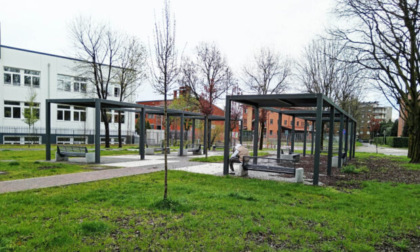 L'area verde accanto all'Accademia Formativa di Gorgonzola è diventata fruibile