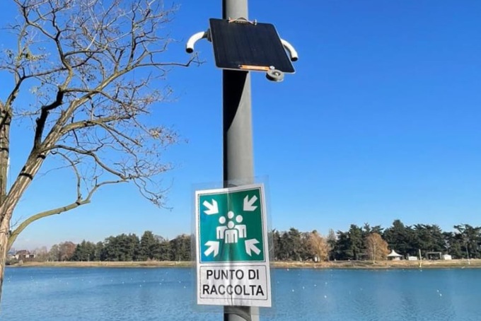 Rilevatori d’aria per verificare gli effetti sull’inquinamento dei progetti eco sostenibili di Segrate